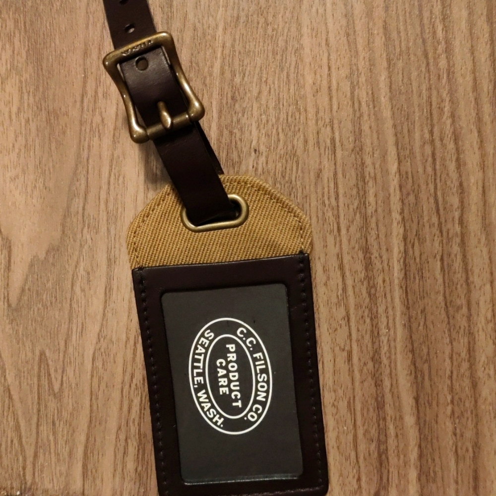 Filson Rugged Twill Luggage Tag